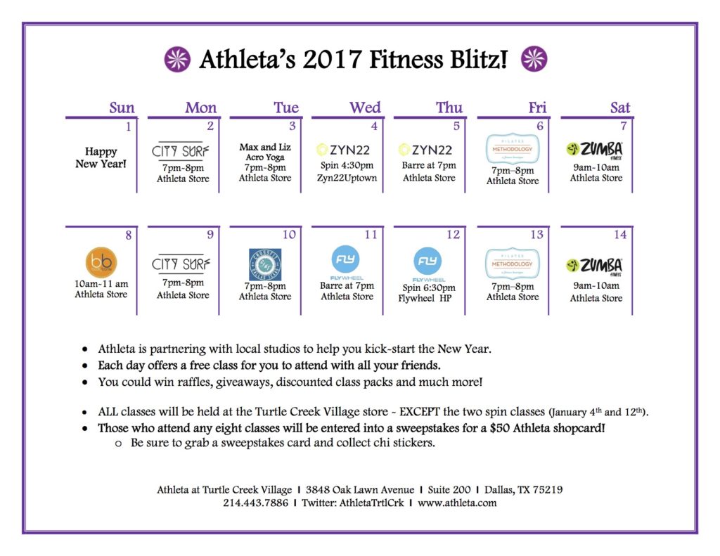 Schedule your next sweat date with any of these January fitness events